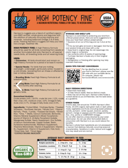 Harrison's Organic Bird Pellets - Image 11